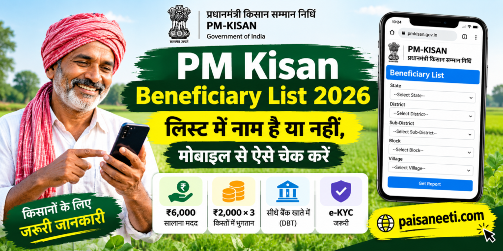 PM Kisan Beneficiary List 2026
