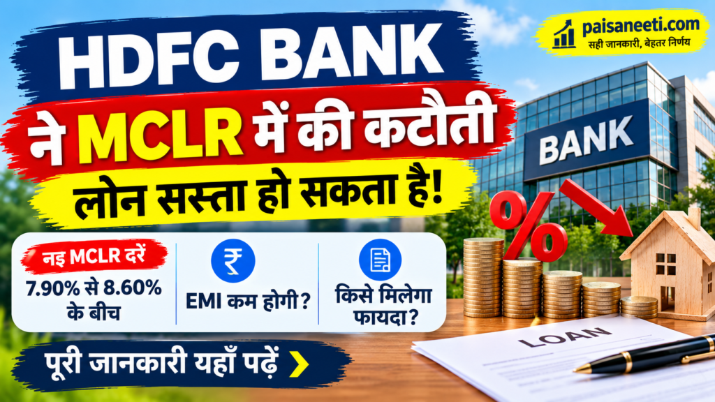 HDFC Bank MCLR Rate Cut 2026